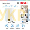 Бойлер BOSCH TR4501T 50 EBP