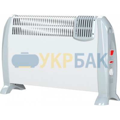 Конвектор електричний з вентилятором білий 2000 w ELDOM CFV 2000
