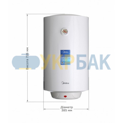 Водонагрівач MIDEA D50-15F1(W)